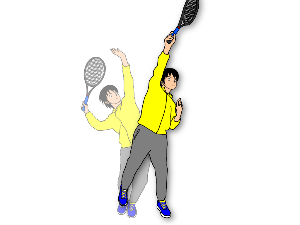 テニスのサーブのフットアップスタンスとフットバックスタンスの特徴