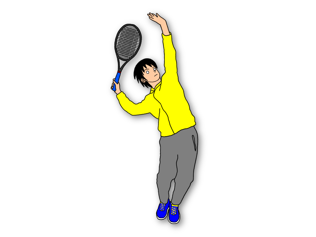 テニスのサーブのフットアップスタンスとフットバックスタンスの特徴