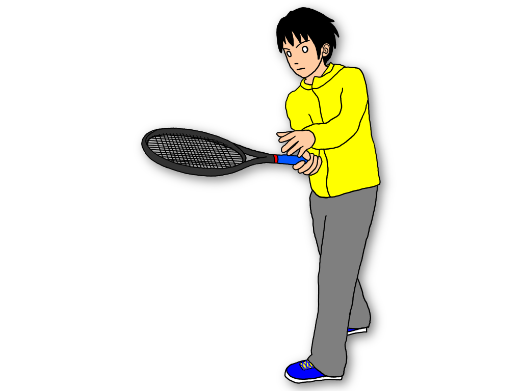 テニスのボレーで深くボールを打ちたければ、スライスでスイングを覚えよう！