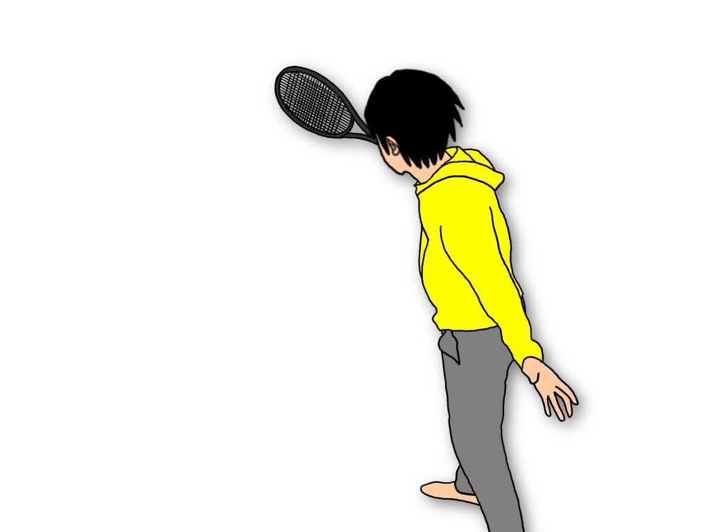 テニスでインサイドアウトとアウトサイドインのスイングを使い分ける