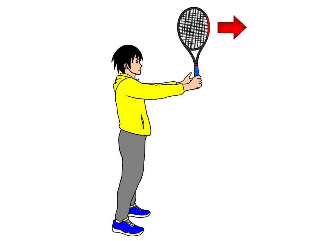 テニスのアングルボレーの打ち方